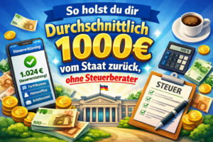 So holst du dir durchschnittlich 1000€ vom Staat zurück, ohne Steuerberater